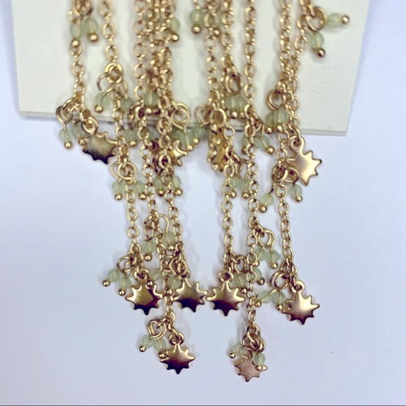 Lucky Brand Gold Star Showers Drop Earrings - Picture 6 of 8